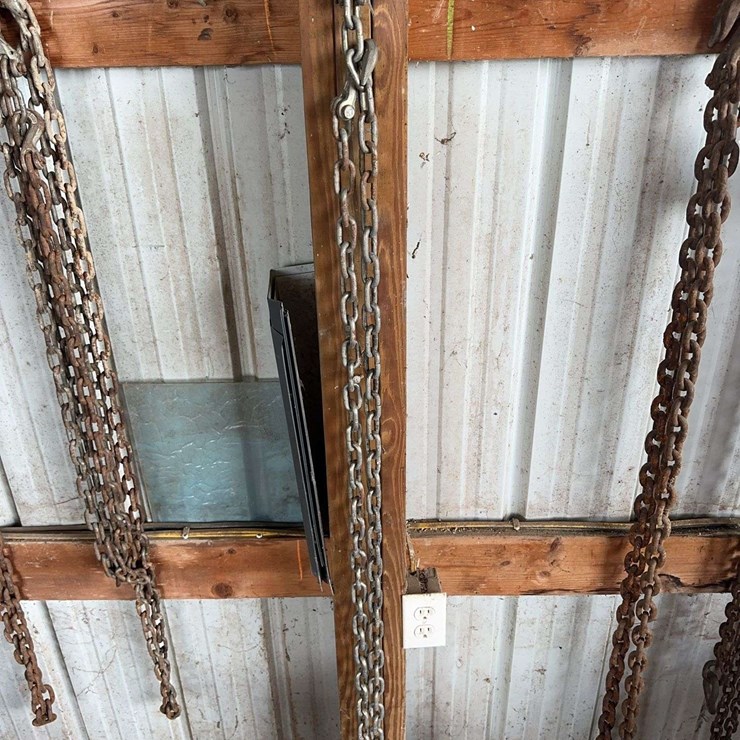 Heavy Duty Steel Logging Tow Chains With Forged Hooks