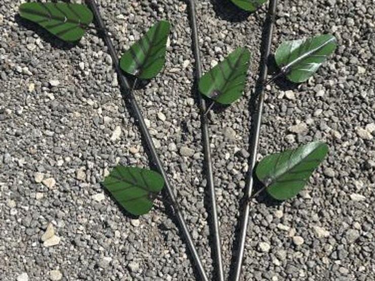 #147-•-metal-art---sunflower-bouquet-w/-ladybug-image-1