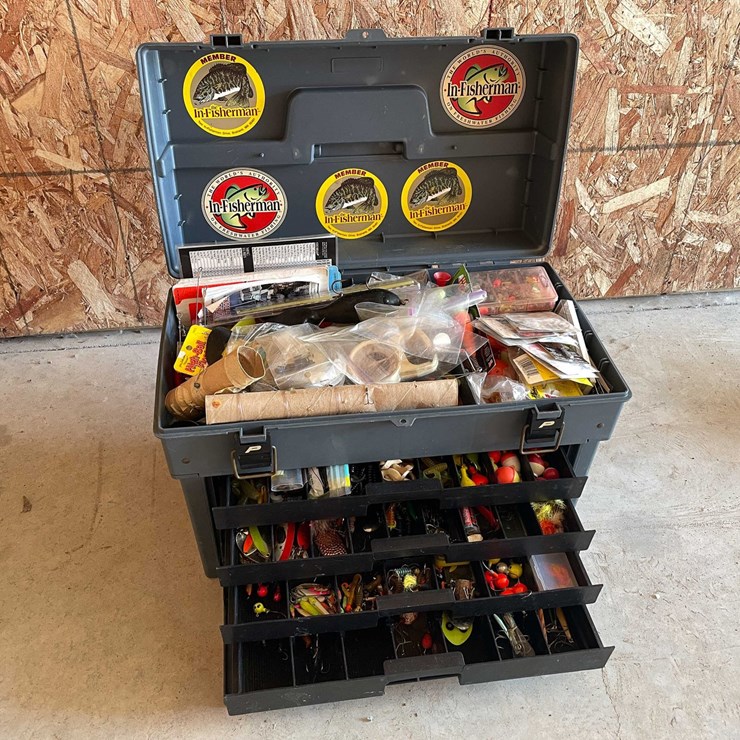 #3683 • Plano Phantom ProTackle Box with Contents