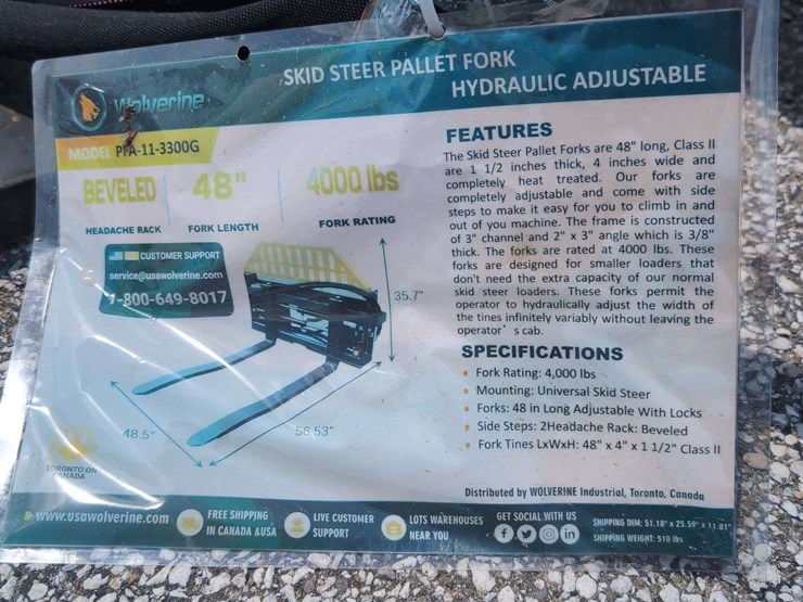 wolverine-skid-steer-pallet-fork-hydraulic-adjustable-pfa-11-3300g-image-4