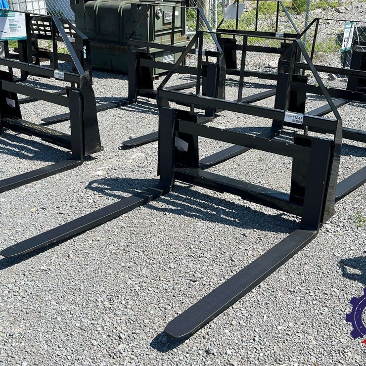 Unused 2026 MOWER KING SA Skid Steer Forks Attachment
