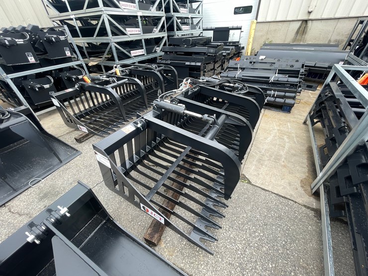 #8263-•-unused-2026-jct-skid-steer-rock-grapple-bucket-(o2)-image-1