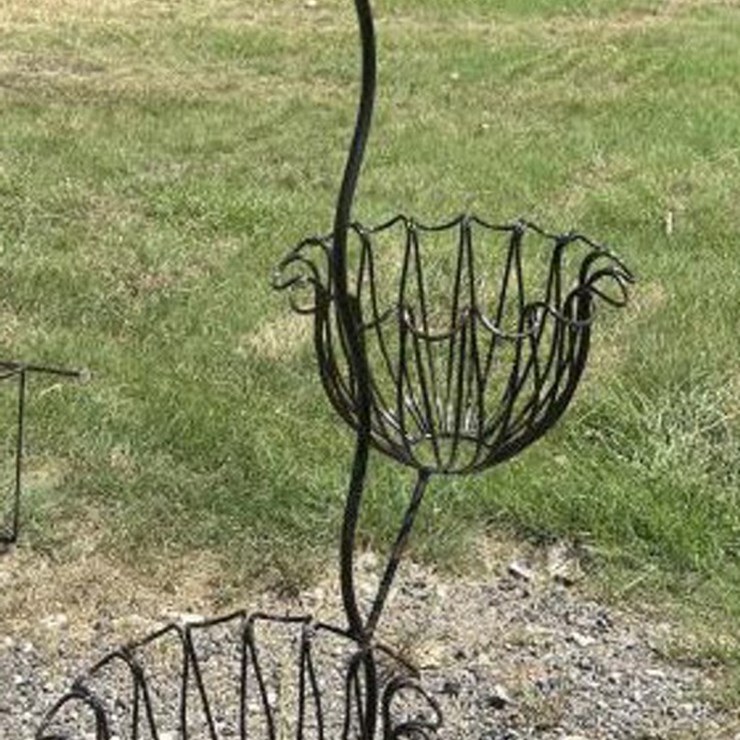 #158 • Metal Art - (3) Flower Pot Stand