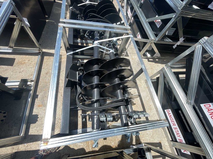 #8243-•-unused-2026-jct-skid-steer-hydraulic-auger-drive-and-bits-(o2)-image-6