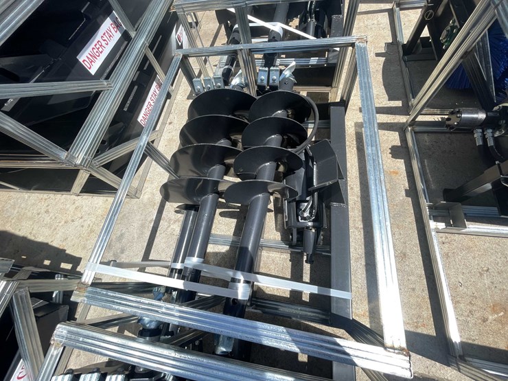 #8243-•-unused-2026-jct-skid-steer-hydraulic-auger-drive-and-bits-(o2)-image-4