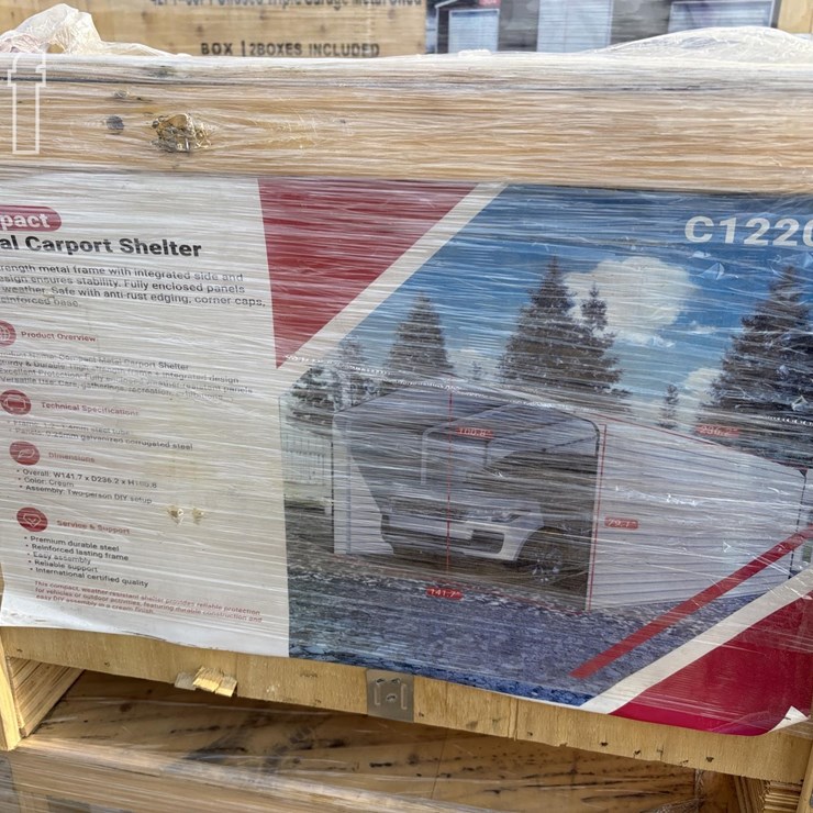 METAL CARPORT SHELTER SDLC1220