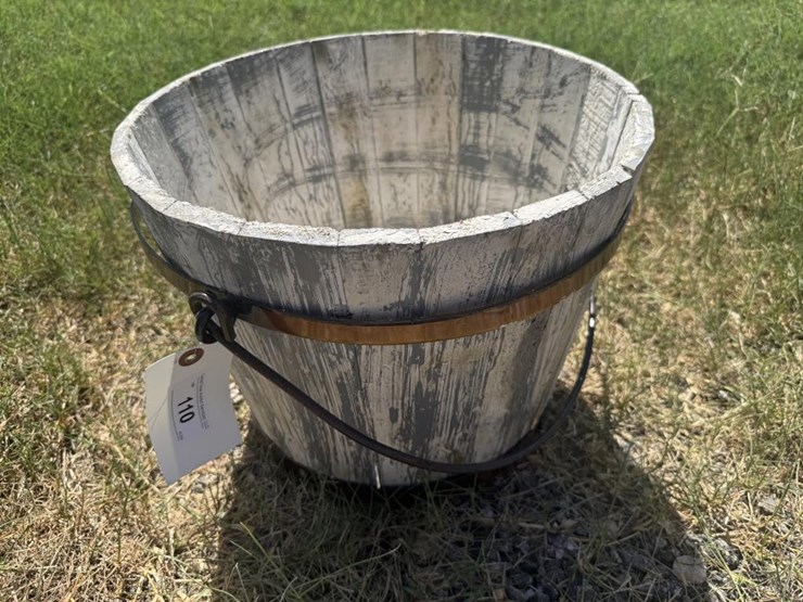 #110-•-large-grey-rustic-wooden-bucket-image-1