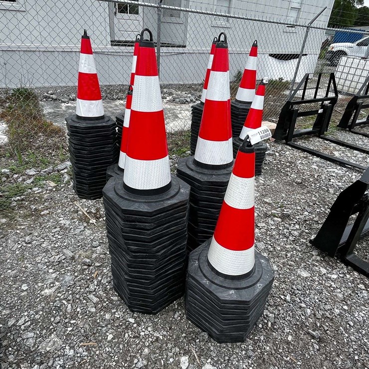 (50) Unused 2026 CE IRSTC SAFETY TRAFFIC CONES