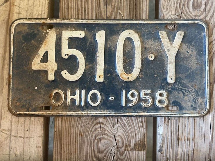 1958-ohio-license-plate-registration-tag-4510y-image-1