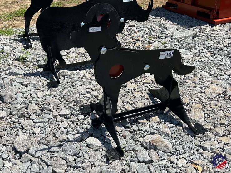 3/8"-ar500-steel-coyote-shooting-target-image-1