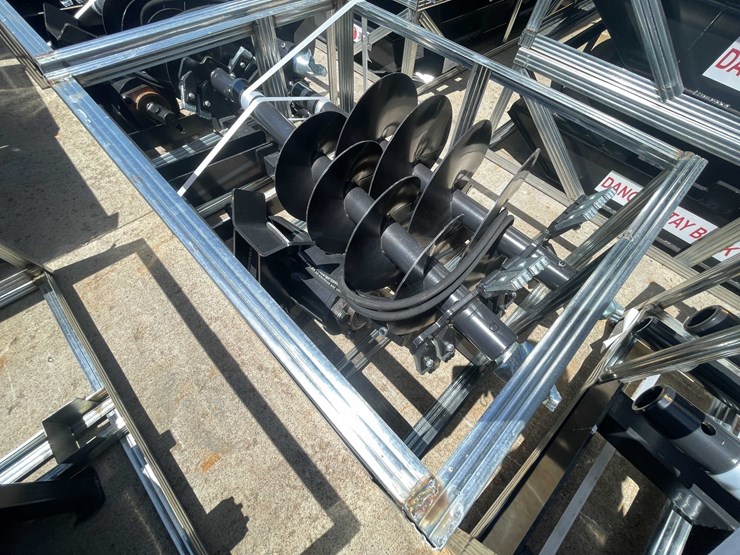 #8243-•-unused-2026-jct-skid-steer-hydraulic-auger-drive-and-bits-(o2)-image-7