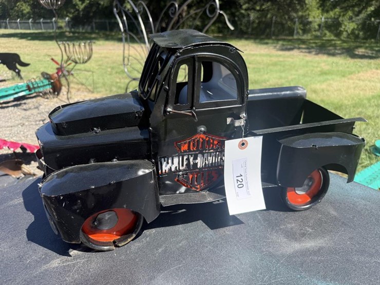 #120-•-metal-art---harley-davidson-truck-image-1