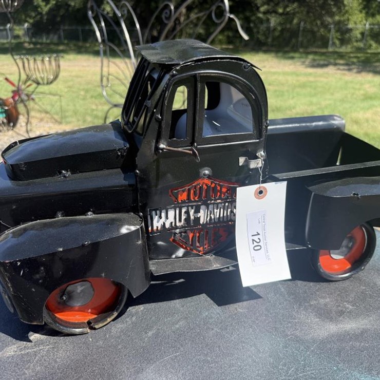 #120 • Metal Art - Harley Davidson Truck