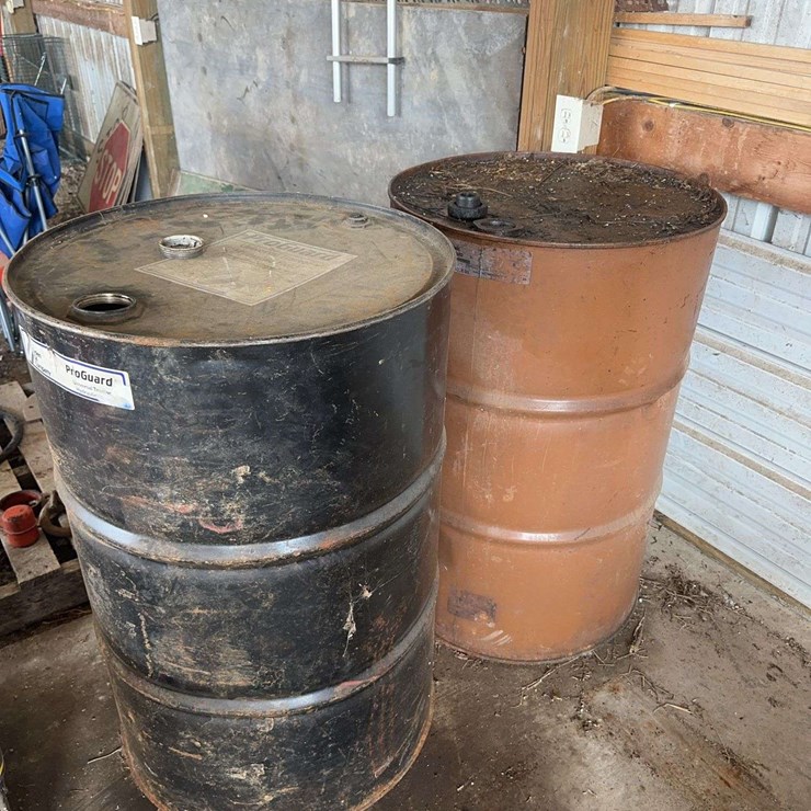 Fifty Five Gallon Drums full of used oil