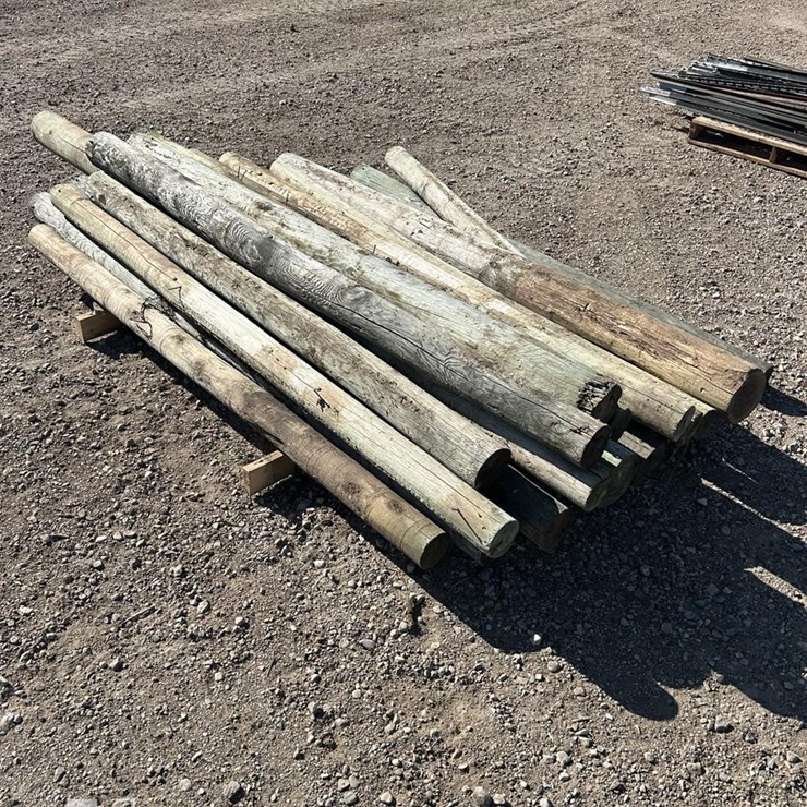 21X ROUND WOOD POLES