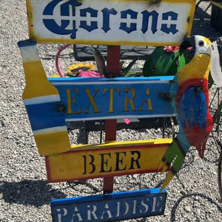 #144 • Metal Art - Corona, Extra, Beer, Paradise w/