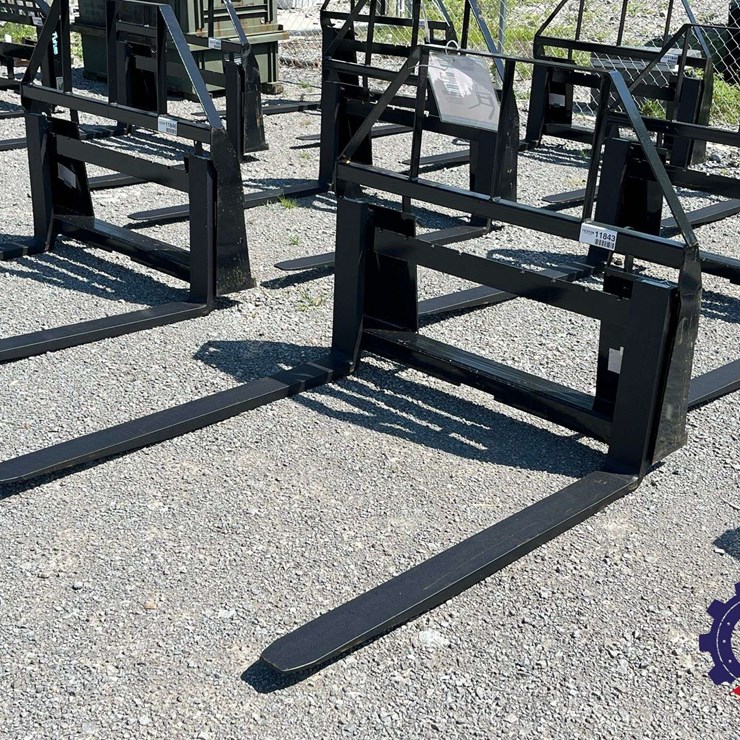 Unused 2026 MOWER KING SA Skid Steer Forks Attachment