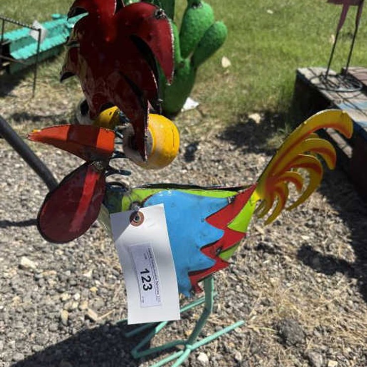 #123 • Metal Art - Rooster