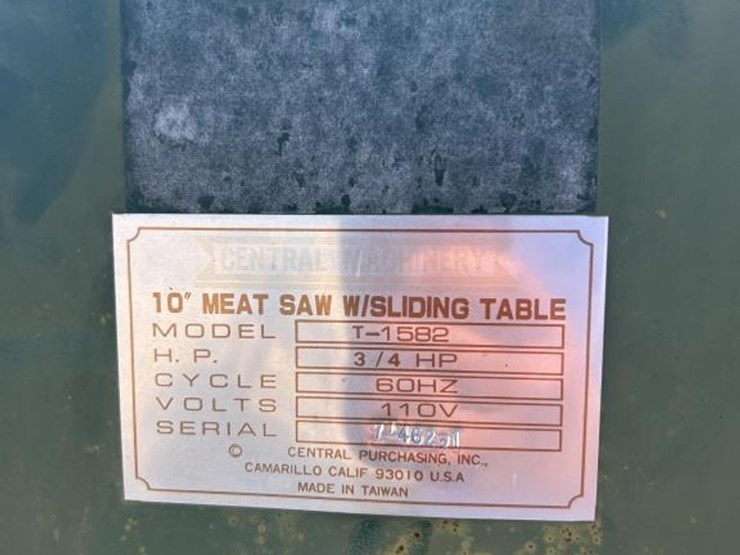 #87-•-central-machinery-10"-meat-saw-w/-sliding-table-image-6