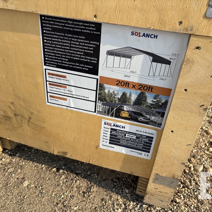 SDLC2020 METAL CARPORT