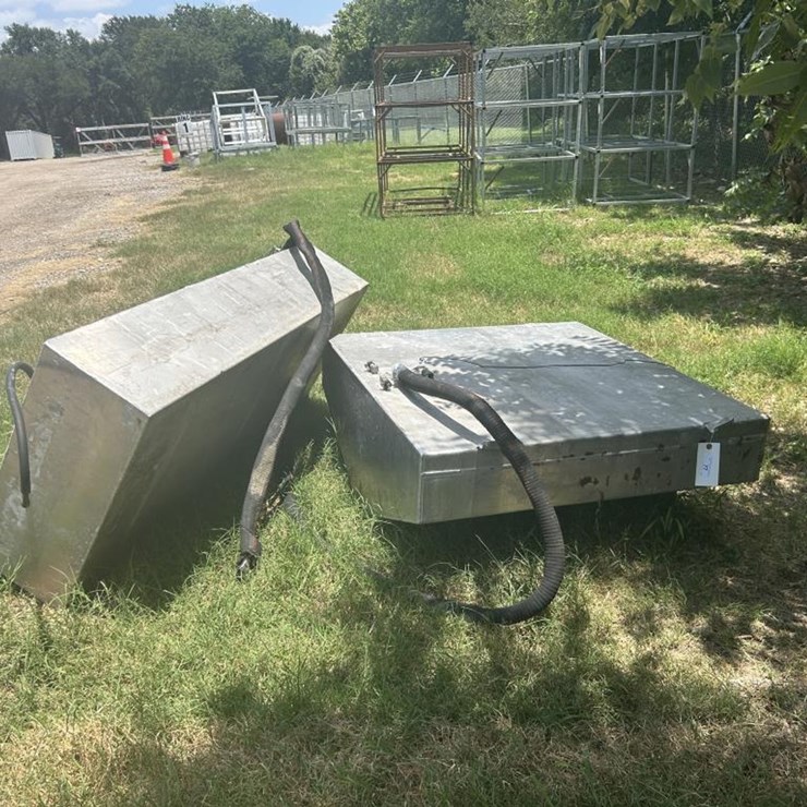 #77 • (2) AFP Aluminum Boat Fuel Tanks - 87 Gallons Each