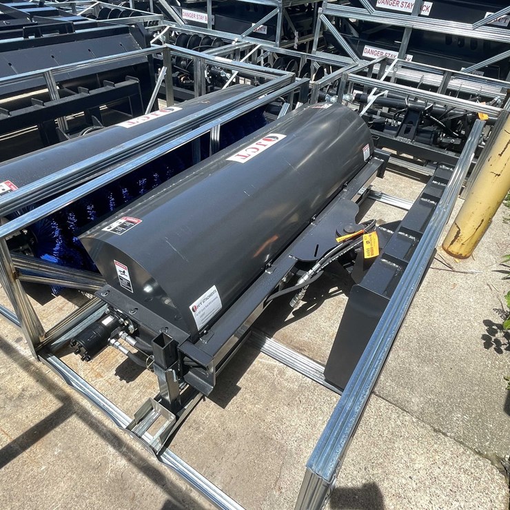 #8302 • Unused 2026 JCT Skid Steer Angle Broom (O2)