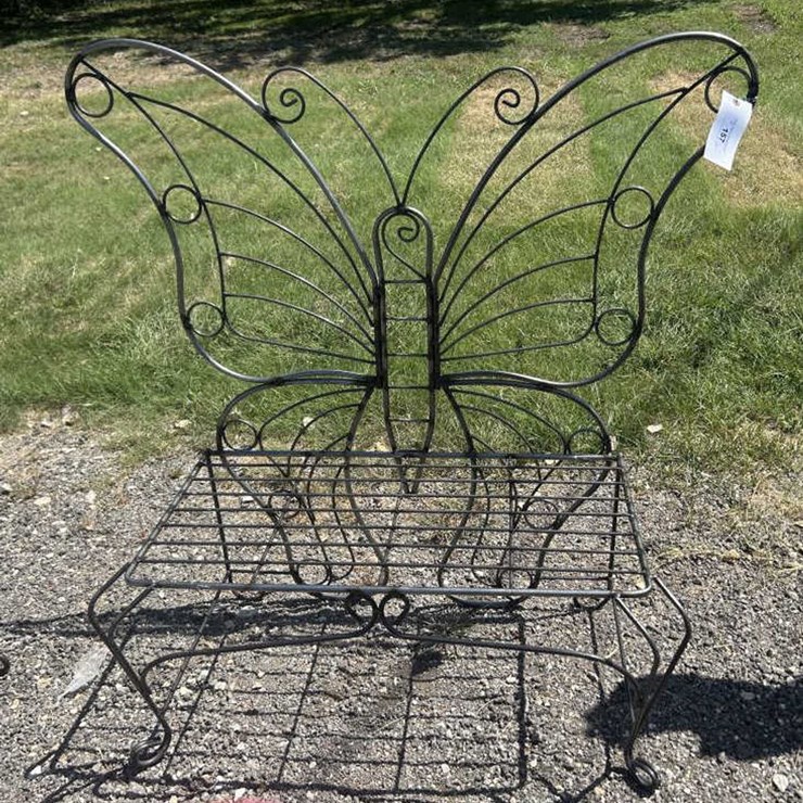 #157 • Metal Art - Butterfly Bench