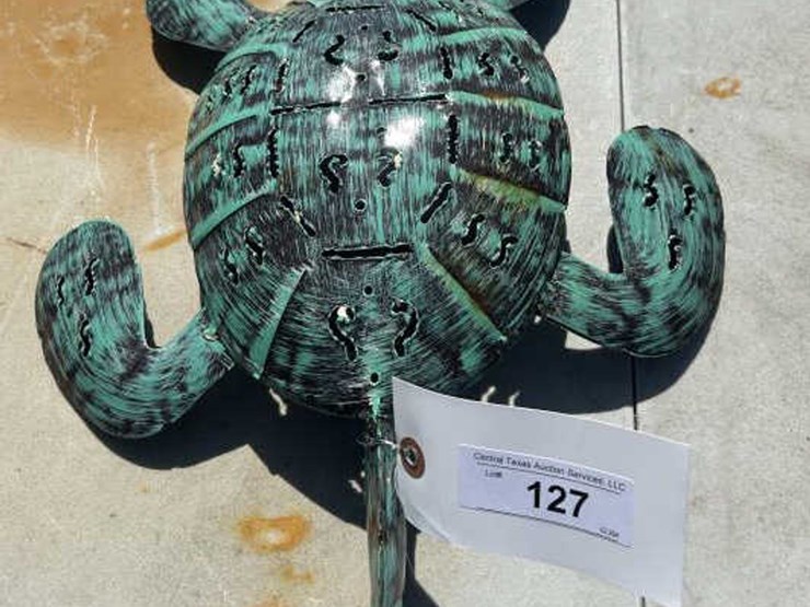 #127-•-metal-art---small-teal-turtle-image-1