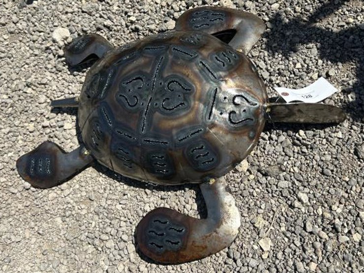 #128-•-metal-art---medium-brown-turtle-image-1