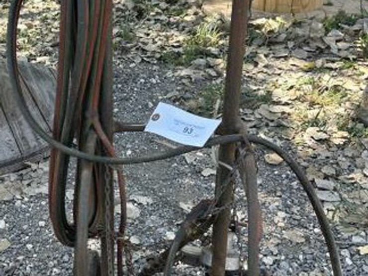 #93-•-industrial-cylinder-cart-w/-hoses-for-oxygen-&-image-1