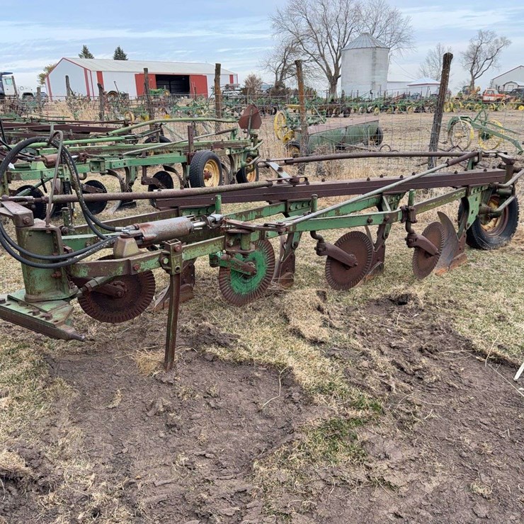 John Deere Pull Type Four Bottom Plow