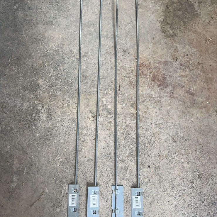 Stier Steel Galvanized Loop Top Ground Stakes Lot of Four