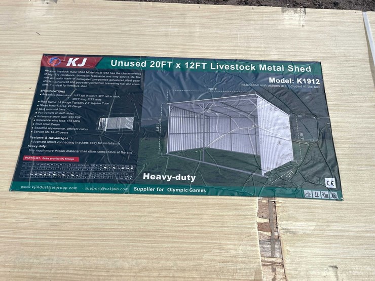 #2891-•-2026-unused-20'-x-12'-livestock-metal-shed-image-2