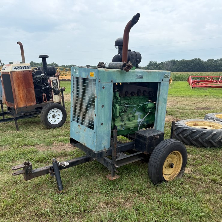 #52647 • Engines Inc 6D125 6 cyl Power Unit w/ Trailer INV#52647