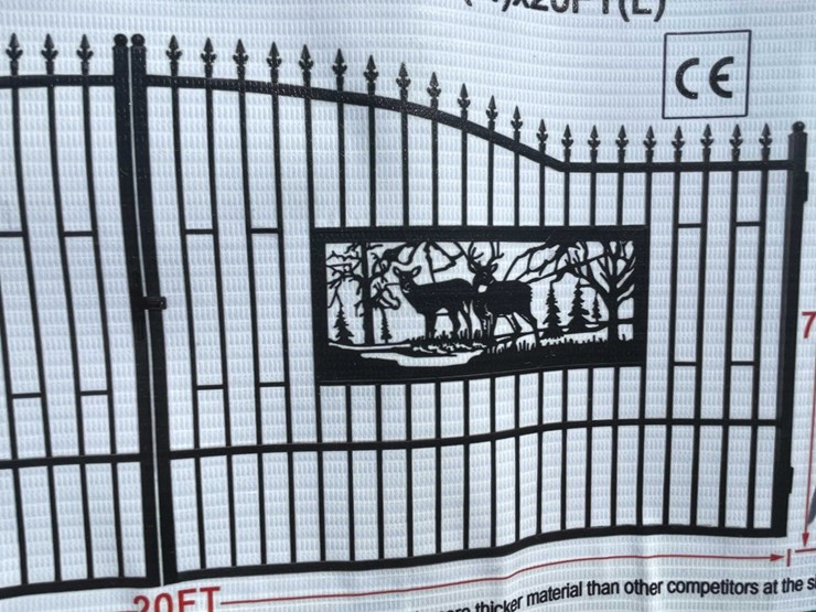 #2879-•-2026-unused-metal-farm-driveway-gate-image-9