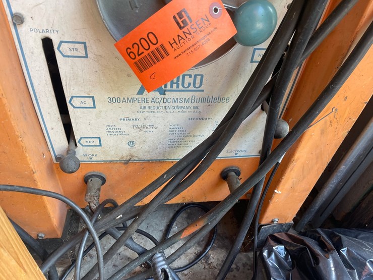 #6200-•-airco-bumblebee-300-amp-dual-range-welder-image-2