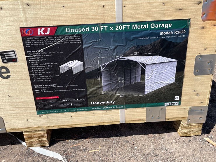 #2896-•-2026-unused-30'-x-20'-metal-garage-image-2