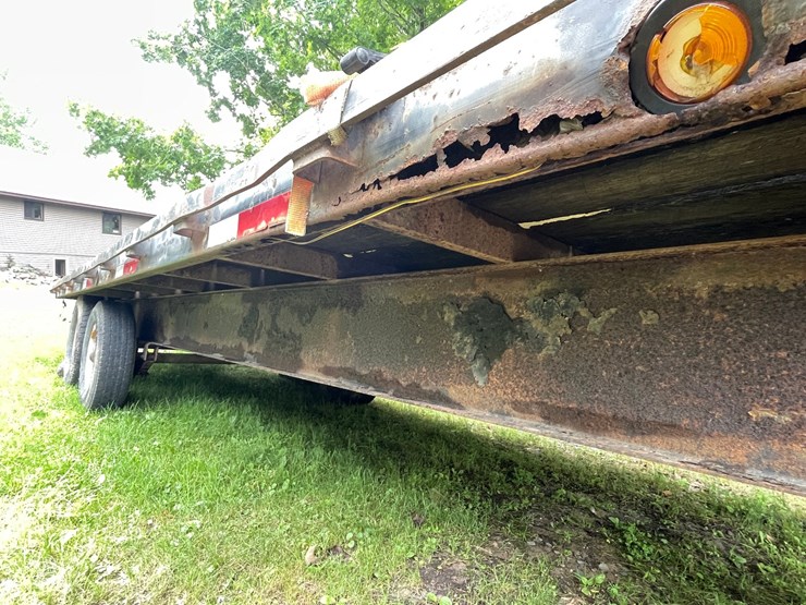 #6105-•-fifth-wheel-flatbed-trailer-(no-title)(sells-bill-of-sale)-image-11