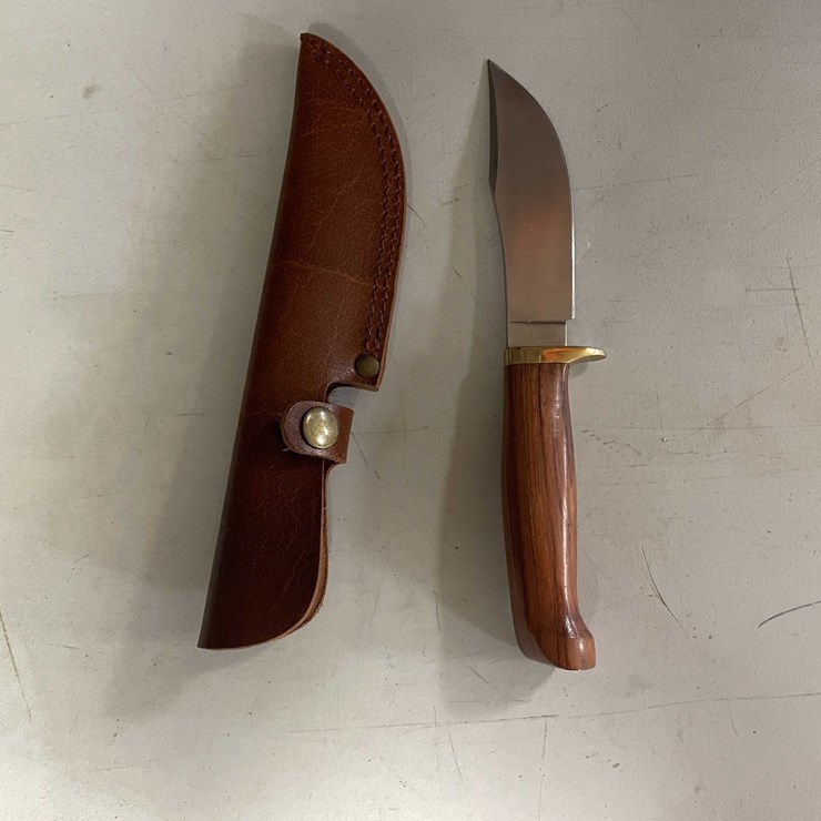 #10807 • Marbles Design Drop Point Knife