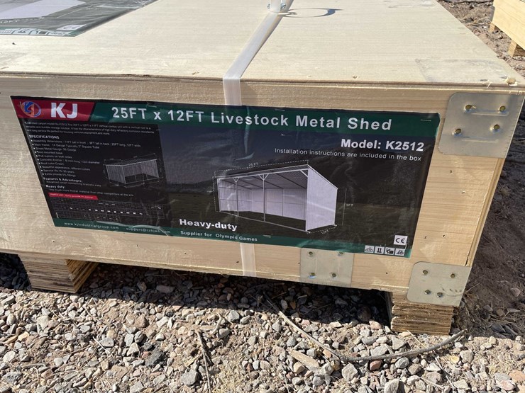 #2859-•-2026-unused-25'-x-12'-livestock-metal-shed-image-1