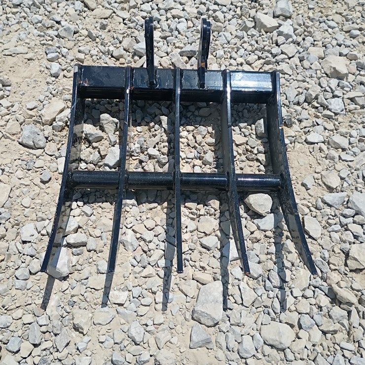 #L63-027 • Rake Mini Excavator Attachment