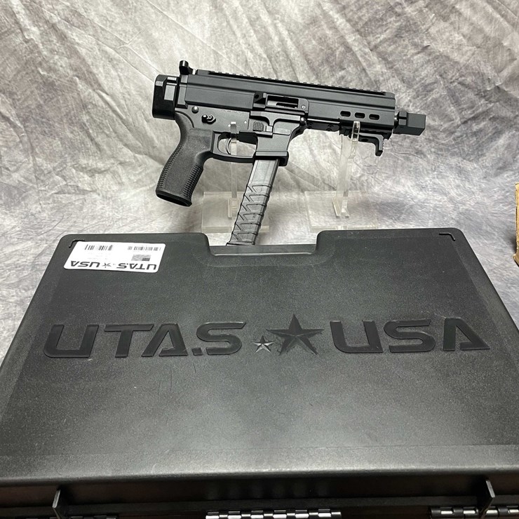 #10858 • UTAS USA UT9 Machine , 9mm Luger Semi-Auto Pistol, SN: UT-24A004984