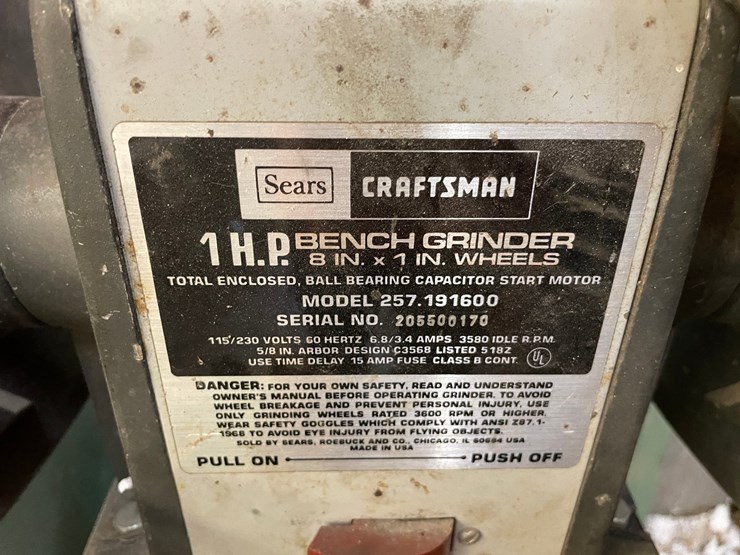 #6208-•-craftsman-bench-grinder---model-257.19600-image-5