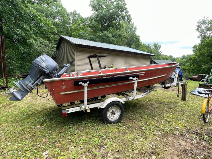#6137-•-1981-lowe-line-boat-with-1999-shorelander-boat-trailer-(sells-bill-of-sale)-image-1