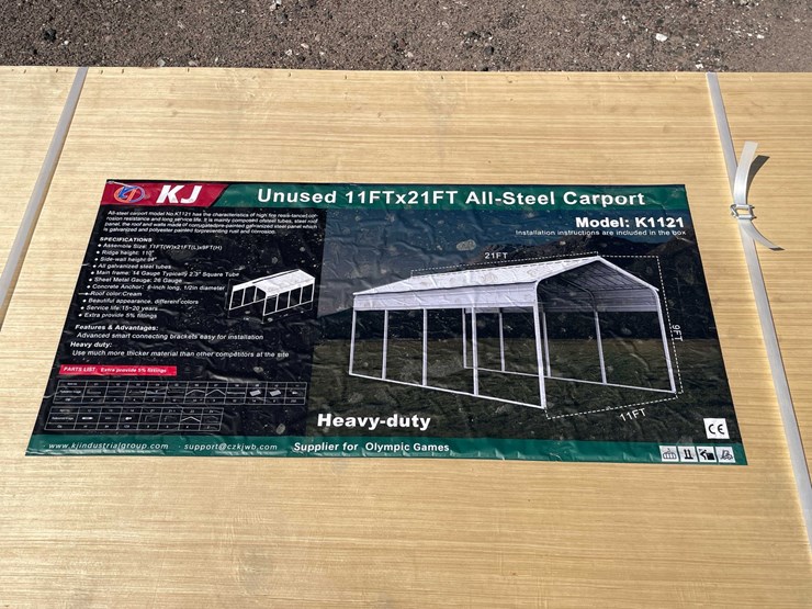 #2892-•-2026-unused-11'-x-21'-all-steel-carport-image-2