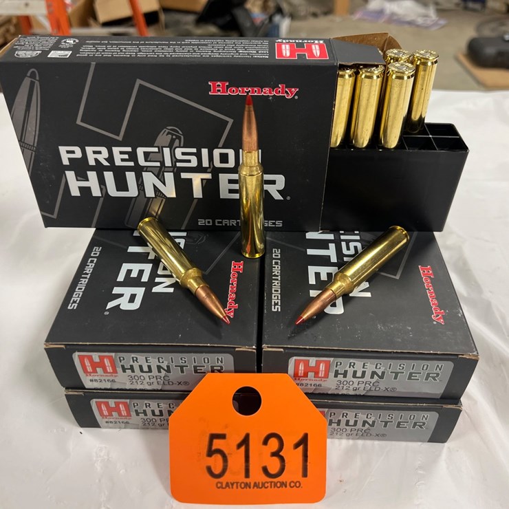 #5131 • Hornady 300 PRC 212gr ELD-X Ammo