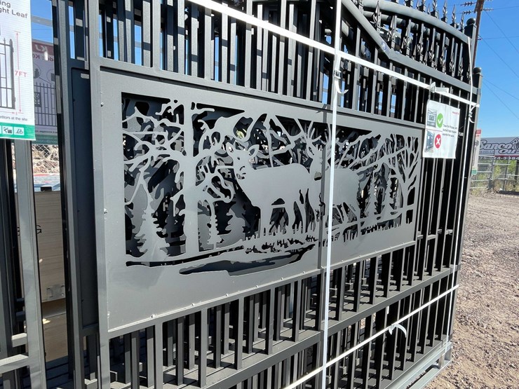 #2870-•-2026-unused-metal-farm-driveway-gate-image-6