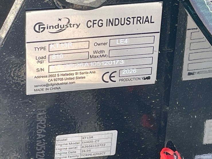 #2458-•-2026-cfg-kt13r-mini-excavator-image-13