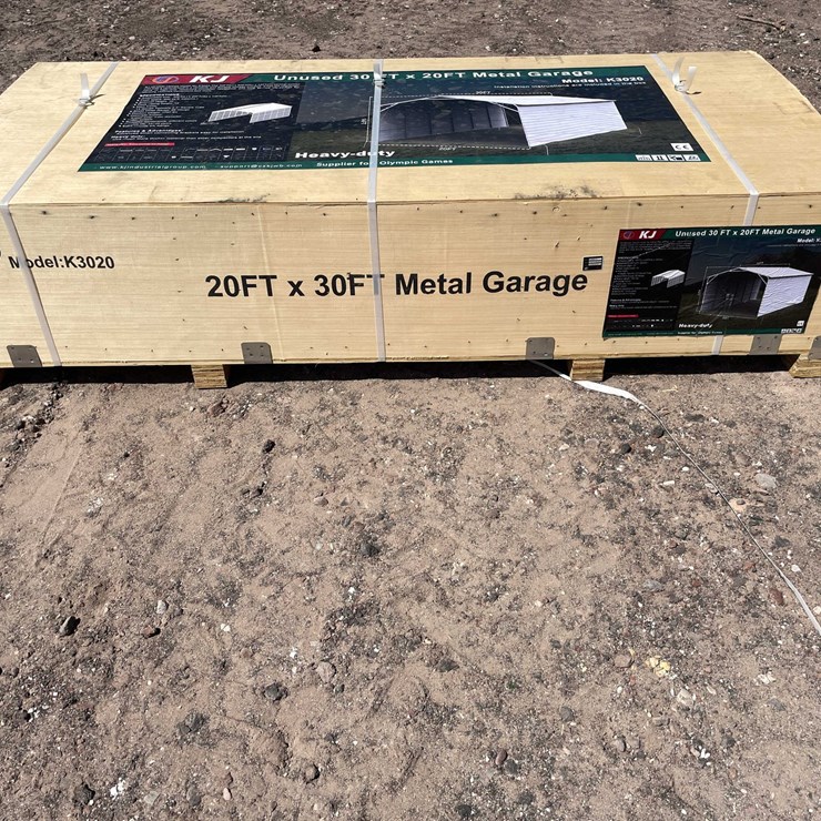 #2896 • 2026 Unused 30' x 20' Metal Garage