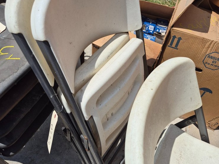 #113-•-x3-three-plastic-white-folding-chairs-image-2